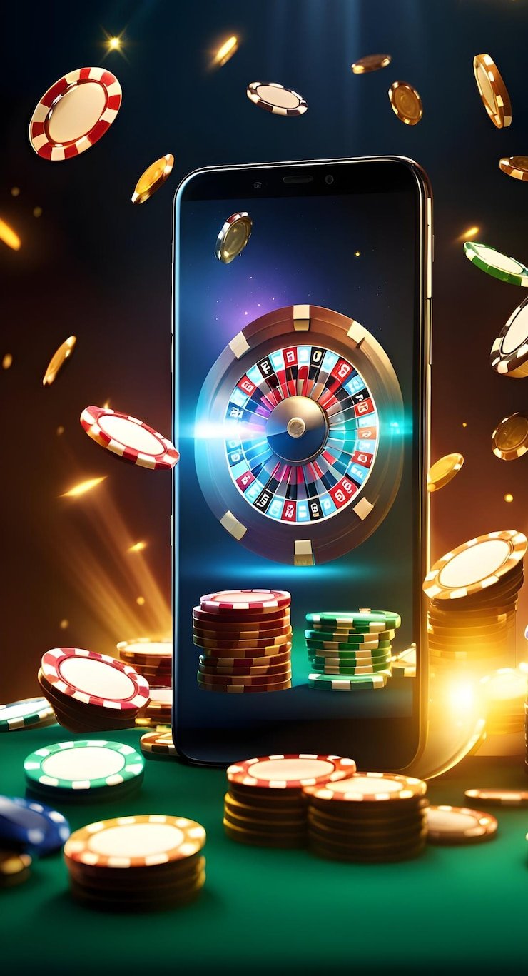 Pandangan permainan dealer langsung berkamera ganda dengan roulette dan baccarat
